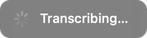 The indicator while transcribing